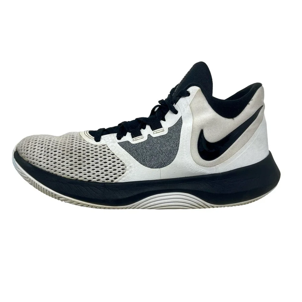 Nike Air Precision II Sneakers Men's 8 1/2‎ Black White 1,4,4,9:S-145